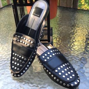 Dolce Vita Maura Black Studded Mules
